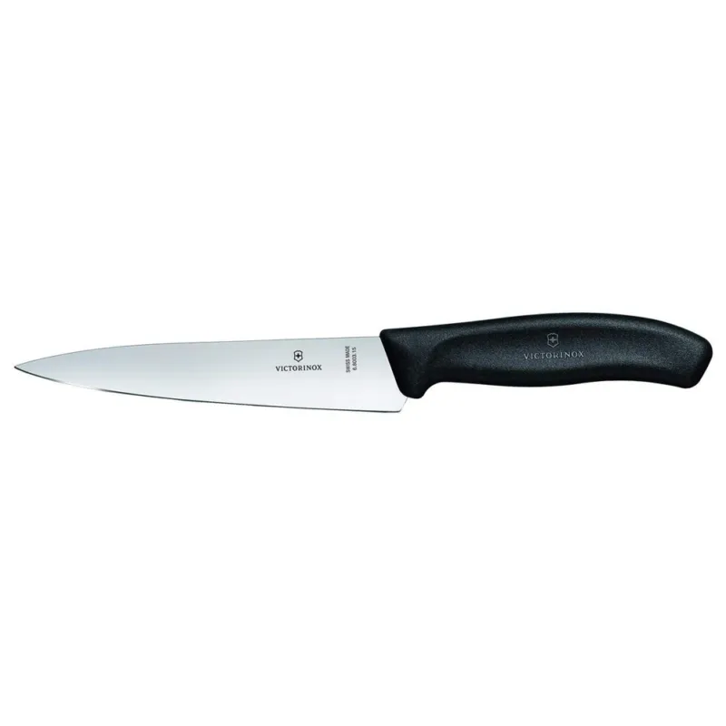 Pagamento Sicuro Coltello da cucina classico 15 cm nero - Victorinox Swissclassic