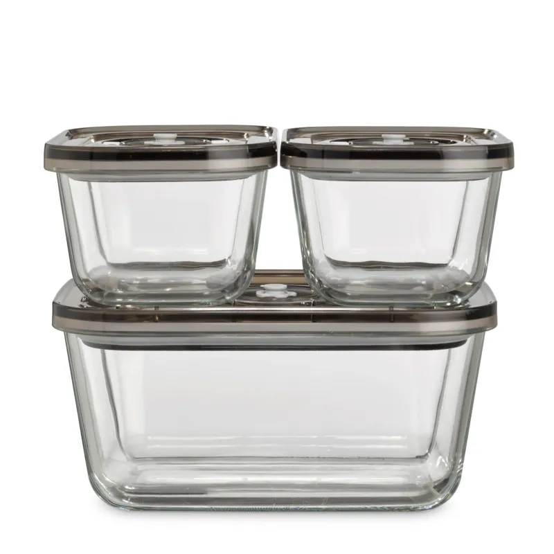 Prezzo Conveniente Set 3 contenitori per sottovuoto VacuBoxx Eco-Set