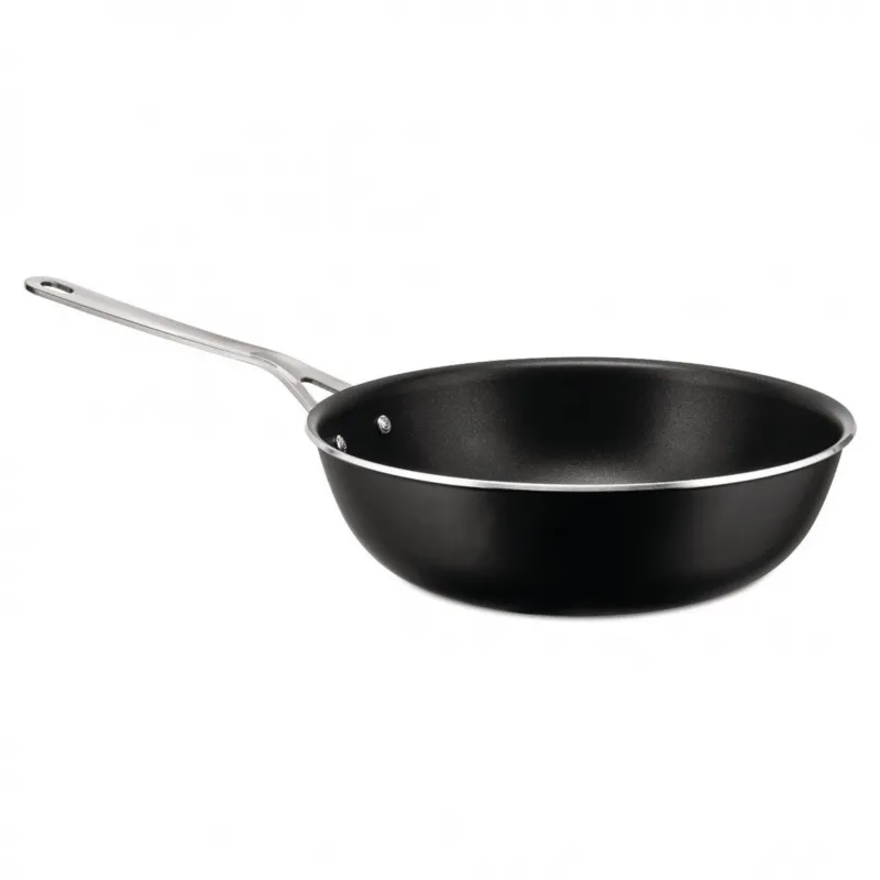 Alessi - Padella alta a manico lungo Pots&Pans Nero AJM114/28B Scelto Dai Clienti