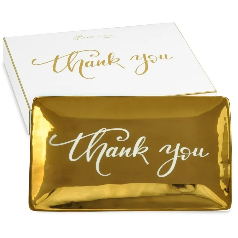 Baci Milano - Vassoio Piccolo Shine Thank You STR3.SHI03 Ultime Pezzi