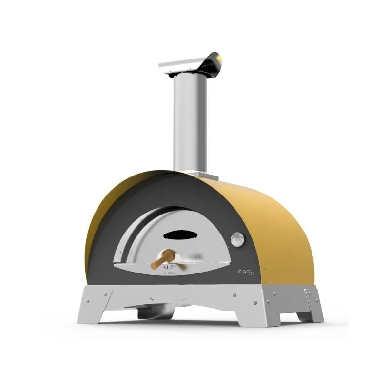 Alfa Forni - Forno a Legna Ciao FXCM-LGIA-T Giallo A Buon Prezzo