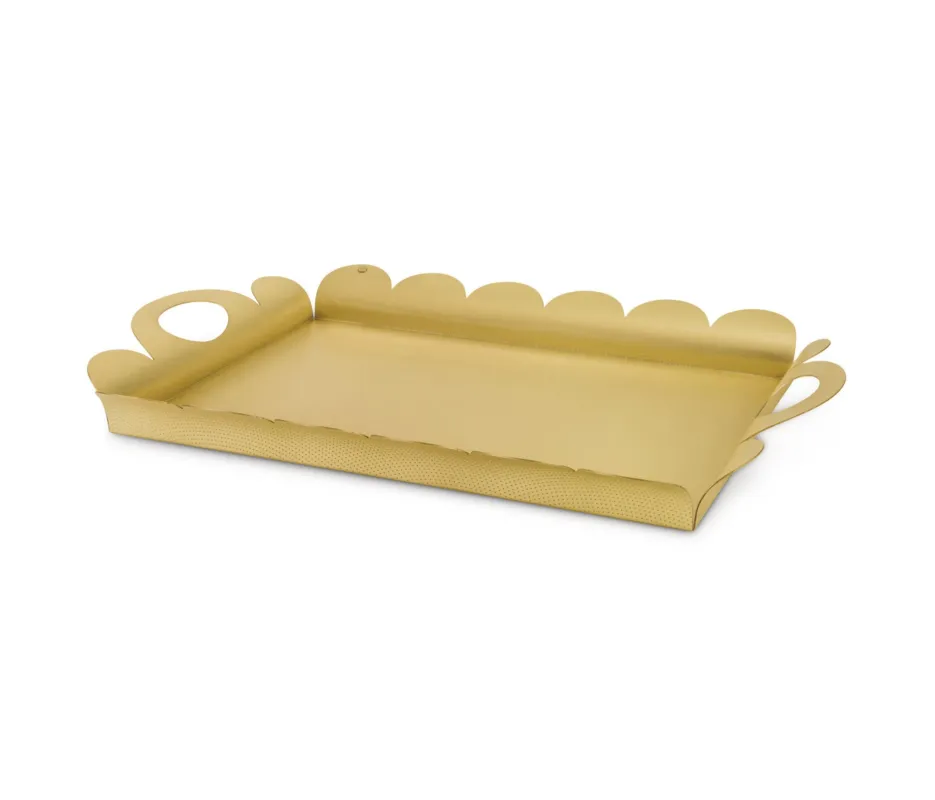 Alessi - Vassoio Rettangolare Ottone Recinto AM02 BR Offerta Lampo