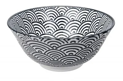 Sconto Tokyo Design Studio - Ciotola Tayo Nippon Black Wave 8083