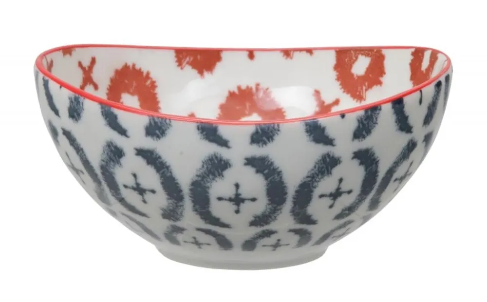 Tokyo Design Studio - Ciotola Kasuri Blu/Rosso 14087 Ordina Subito