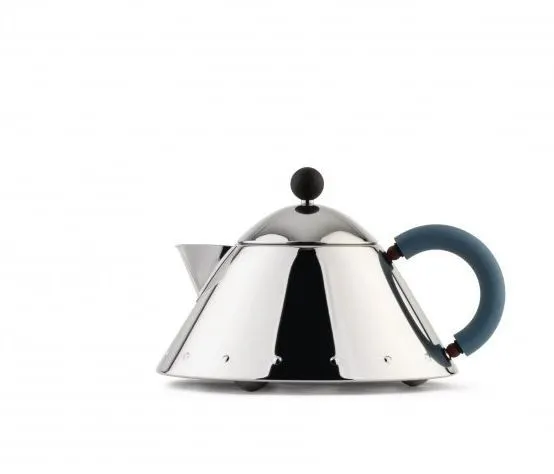 Promo Stagionale Alessi - Teiera Acciaio Azzurro MG33