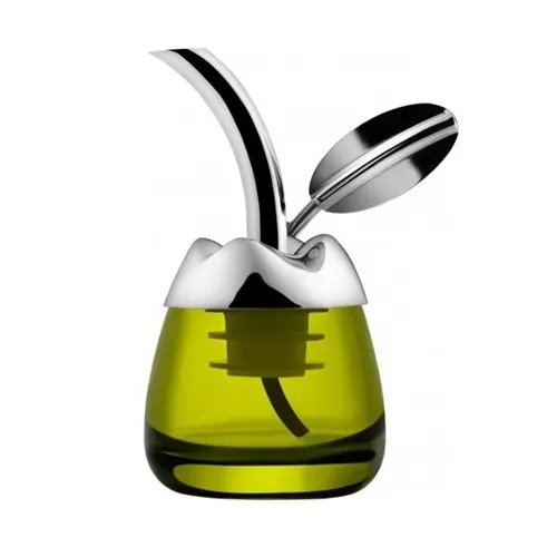Alessi - Degustaolio con tappo versatore Fior d‘olio Acciaio MSA32 Promo Stagionale