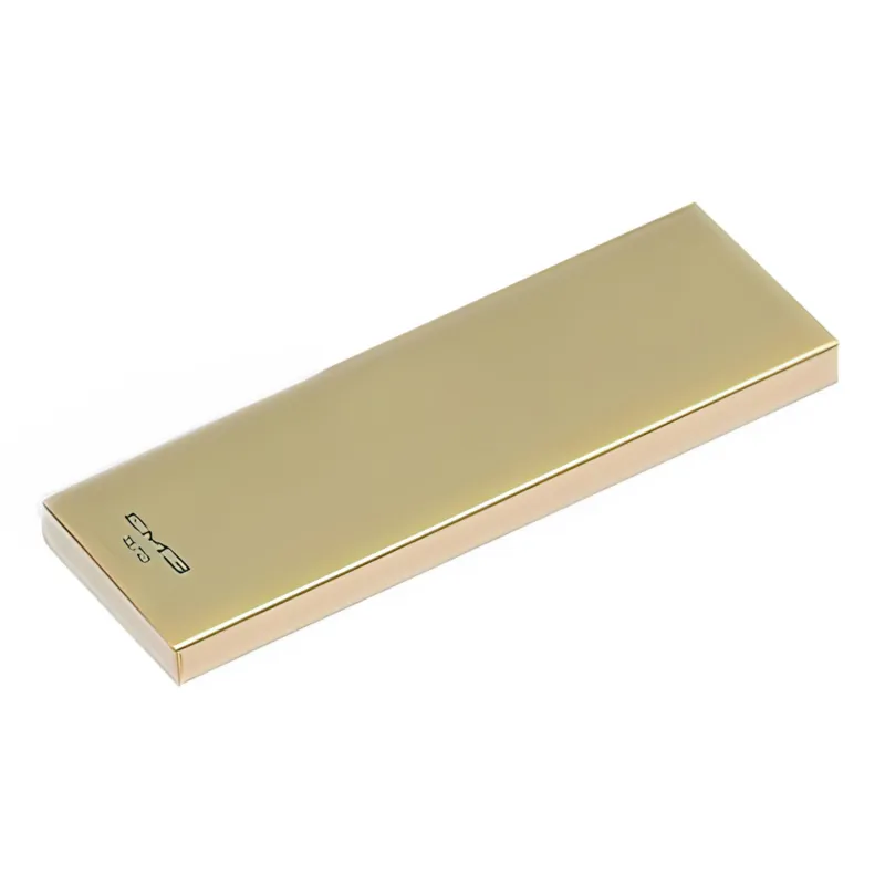 Economico Poggia Posate supporto per set SUSHI in acciaio 18.10 dimensioni 75x25 h 10 mm accoglie 2 posate finitura Sabbiato Champagne Eme Posaterie