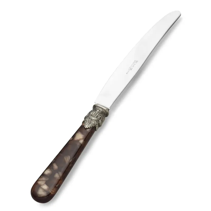 Coltello da tavola Napoleon Tartarugato lama inox 18.10 (AISI 304), ghiera Dimensioni lunghezza 22 cm Eme Posaterie Spedito Oggi