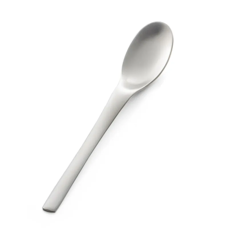 Cucchiaino caffè JOY SABBIATOin Acciaio 18/10 (AISI 304) lunghezza 142 mm, spessore 2,0 mm, finitura sabbiata lavabili in lavastoviglie Eme Posaterie Nuova Collezione