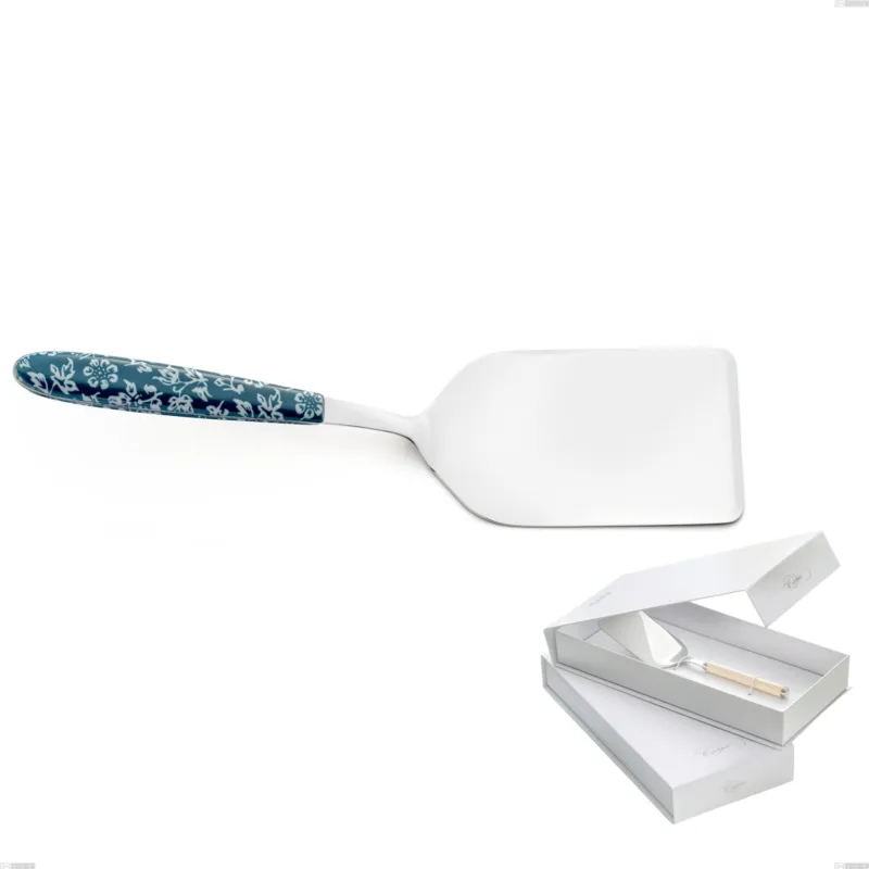 Confezione a libro 1 pezzo pala lasagne vero flowers, acciaio 18.0 nickel free, manicatura pbt sublimato acciaio lucido Eme Posaterie Nuovo Arrivo