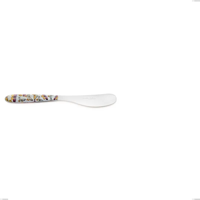 Occasione Imperdibile Spalmaburro piccolo vero butterfly, acciaio 18.0 nickel free, manicatura pbt sublimato acciaio lucido, lunghezza 152.00 mm Eme Posaterie