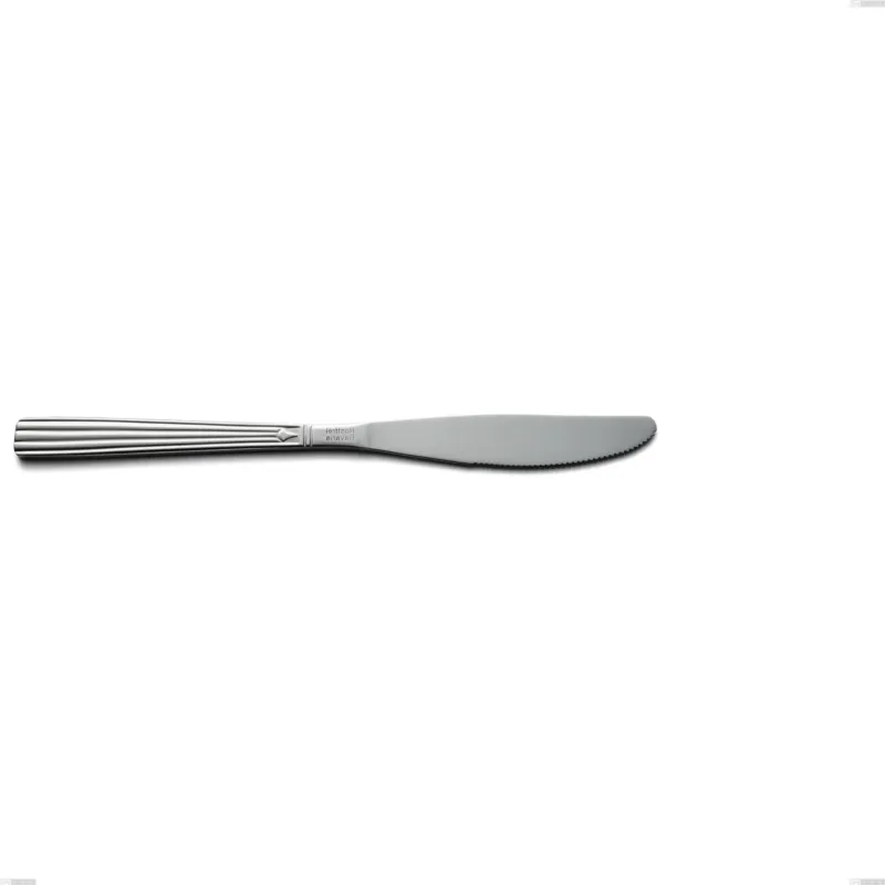 Coltello tavola Linea BAVARIA in Acciaio 18/10 (AISI 304) lunghezza 215 mm, spessore 2,0 mm, finitura inox lucido lavabili in lavastoviglie Eme Posaterie Must-Have
