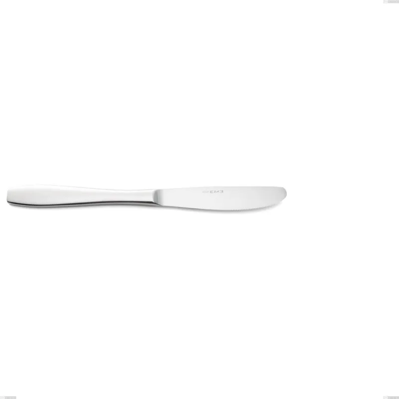Coltello tavola Linea KATYA in Acciaio 18/10 (AISI 304) lunghezza 210 mm, spessore 2,0 mm, finitura inox lucido lavabili in lavastoviglie Eme Posaterie Economico