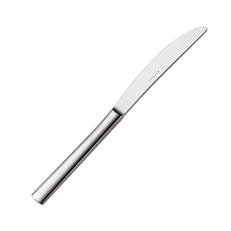 Coltello tavola Linea CHEF in Acciaio 18/10 (AISI 304) lunghezza 240 mm, spessore 4,0 mm, finitura inox lucido lavabili in lavastoviglie Eme Posaterie Compra Online