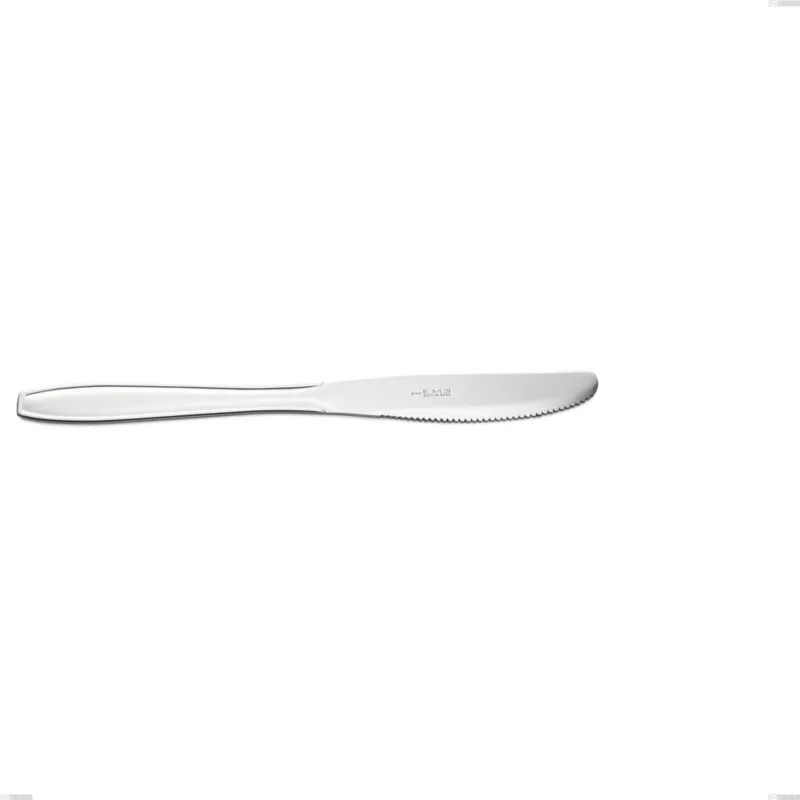 Coltello tavola Linea ECO in Acciaio 18/0 (AISI 430) lunghezza 215 mm, spessore 1,5 mm, finitura inox lucido lavabili in lavastoviglie Eme Posaterie A Buon Prezzo