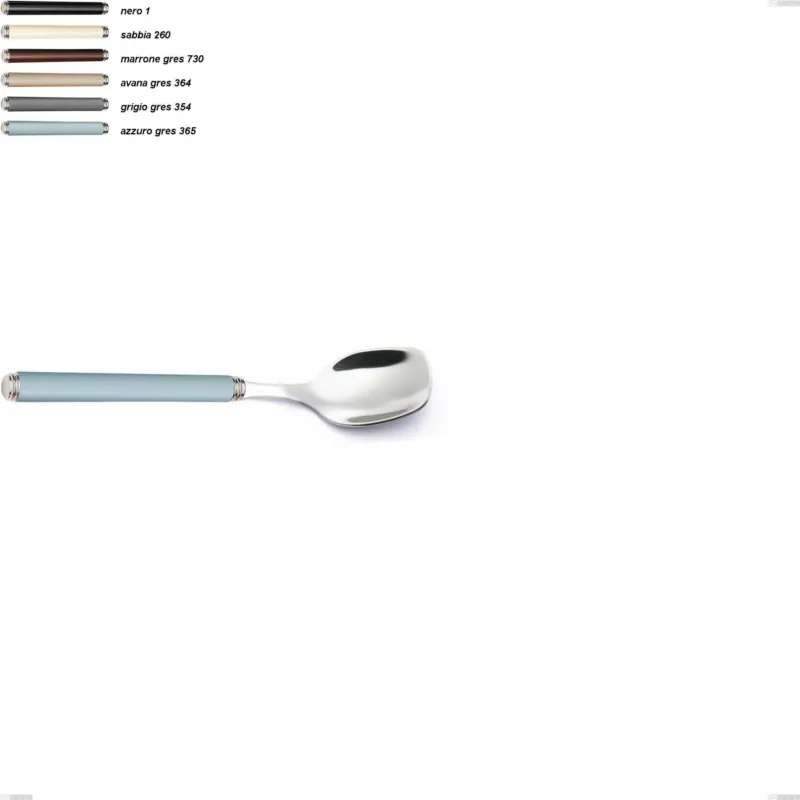 Offerta Del Giorno Cucchiaio gelato linea gres, acciaio 18/10 aisi 304 manici in acrilico, lunghezza 151 mm Eme Posaterie grigio gres 354