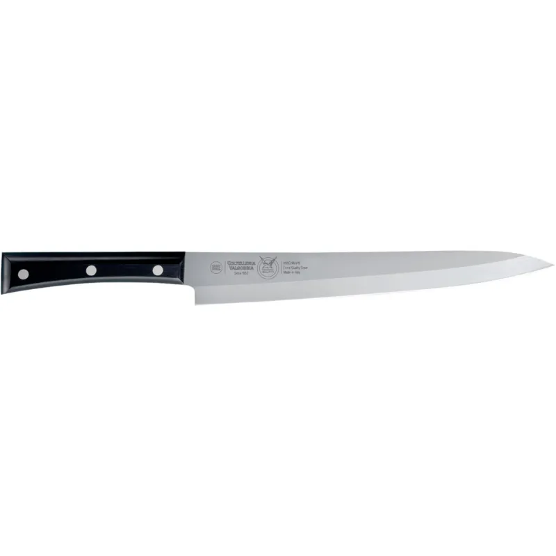 Ultima Occasione Coltello Yanagiba in acciaio 18/10 cm 24 manico in Paperstone ideale per il sushi e per affettare il pesce crudo Coltelleria Valgobbia