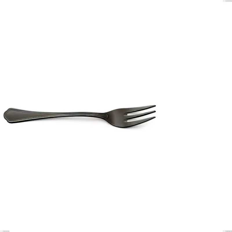 Popolare Forchetta dolce Domus Black , Acciaio 18/10 trattamento PVD, spessore 3 mm, lunghezza 152 mm Eme Posaterie