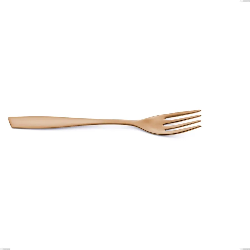 Occasione Imperdibile Forchetta da servizio Eleven rose brunita lucida , Acciaio inox 18-10, AISI 304 Brunito Lucido, spessore 2,5 mm mm, lunghezza 252 mm Eme Posaterie