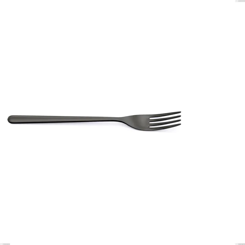 Forchetta frutta Venice Gun Metal, Acciaio Inox 18-10 trattamento pvd canna di fucile, spessore 4 mm, lunghezza 200 mm Eme Posaterie Must-Have