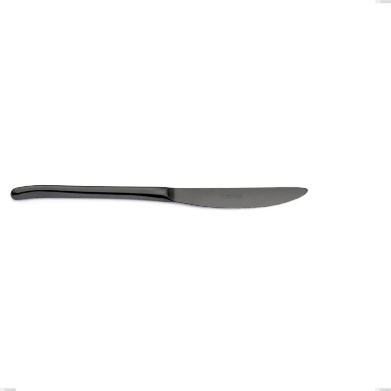 Coltello frutta Venice Gun Metal, Acciaio Inox 18-10 trattamento pvd canna di fucile, spessore 4 mm, lunghezza 220 mm Eme Posaterie Subito Disponibile