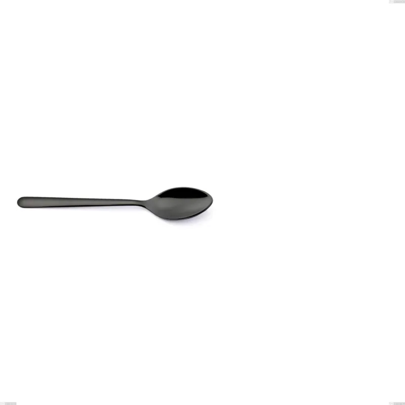 Cucchiaino moka Venice Gun Metal, Acciaio Inox 18-10 trattamento pvd canna di fucile, spessore 4 mm, lunghezza 124 mm Eme Posaterie Nuova Collezione