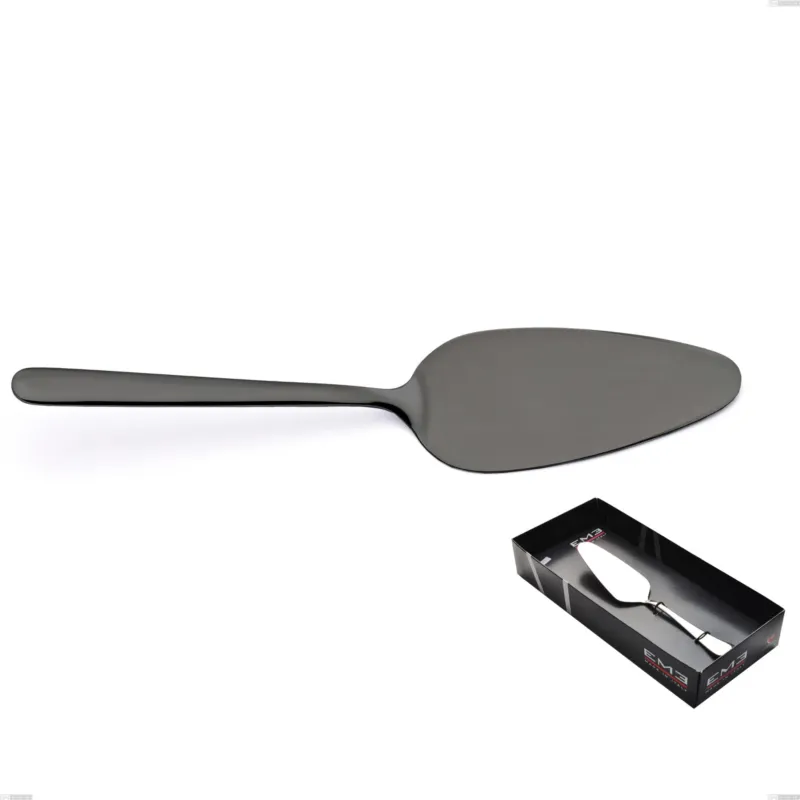 Sconto Confezione vetrina 1 pezzo pala torta Venice Gun Metal, Acciaio Inox 18-10 trattamento pvd canna di fucile, spessore 4 mm Eme Posaterie