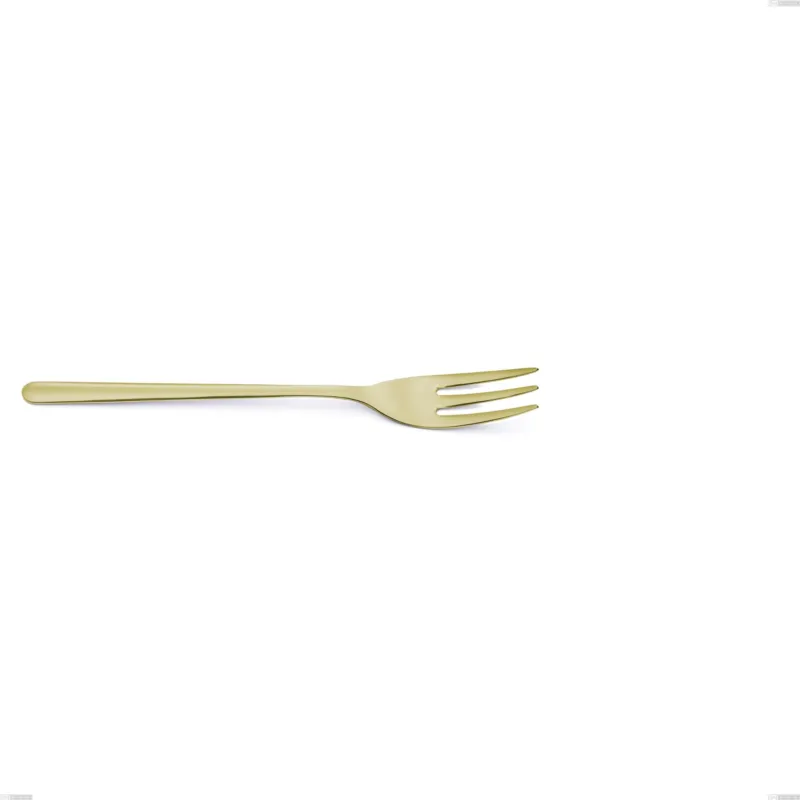 Nuovo Arrivo Forchetta dolce Venice Tin Gold, Acciaio Inox 18-10 trattamento pvd oro, spessore 4 mm, lunghezza 171 mm Eme Posaterie
