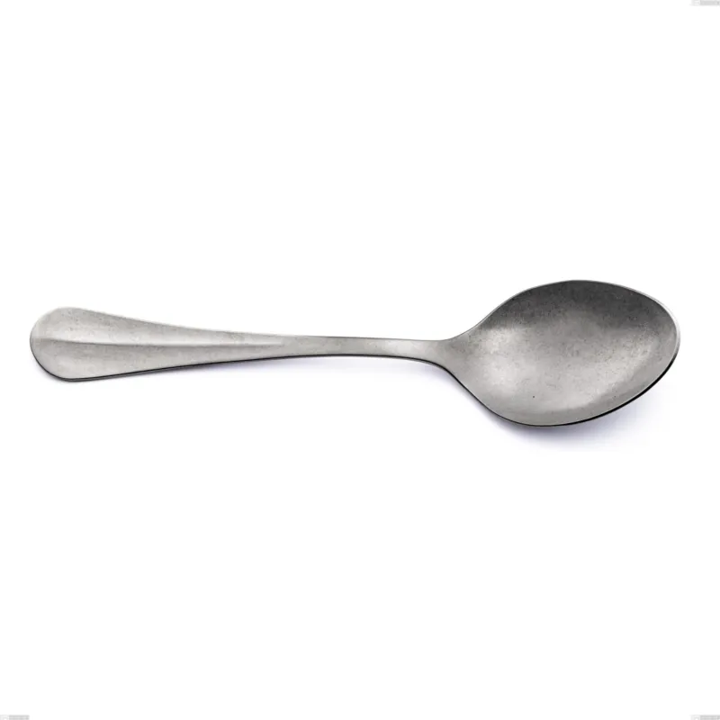 Novità Cucchiaio da servizio Royal Retro, Acciaio inox 18-10 finitura vintage, spessore 2.5 mm, lunghezza 233 mm Eme Posaterie