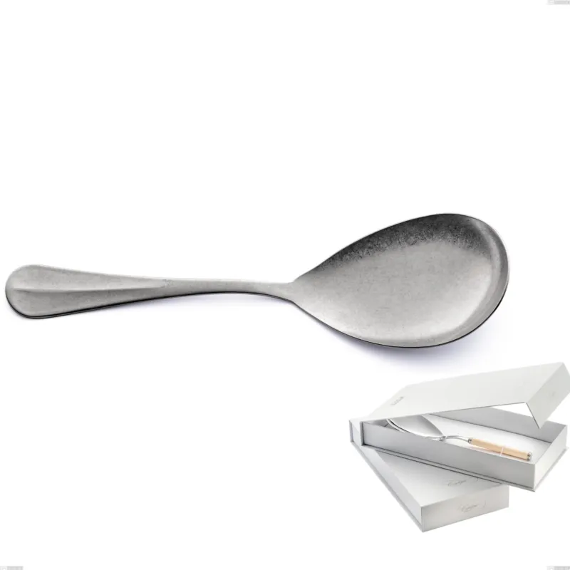 Confezione a libro 1 pezzo pala riso Royal Retro, Acciaio inox 18-10 finitura vintage, spessore 2.5 mm Eme Posaterie Direttamente Dal Produttore