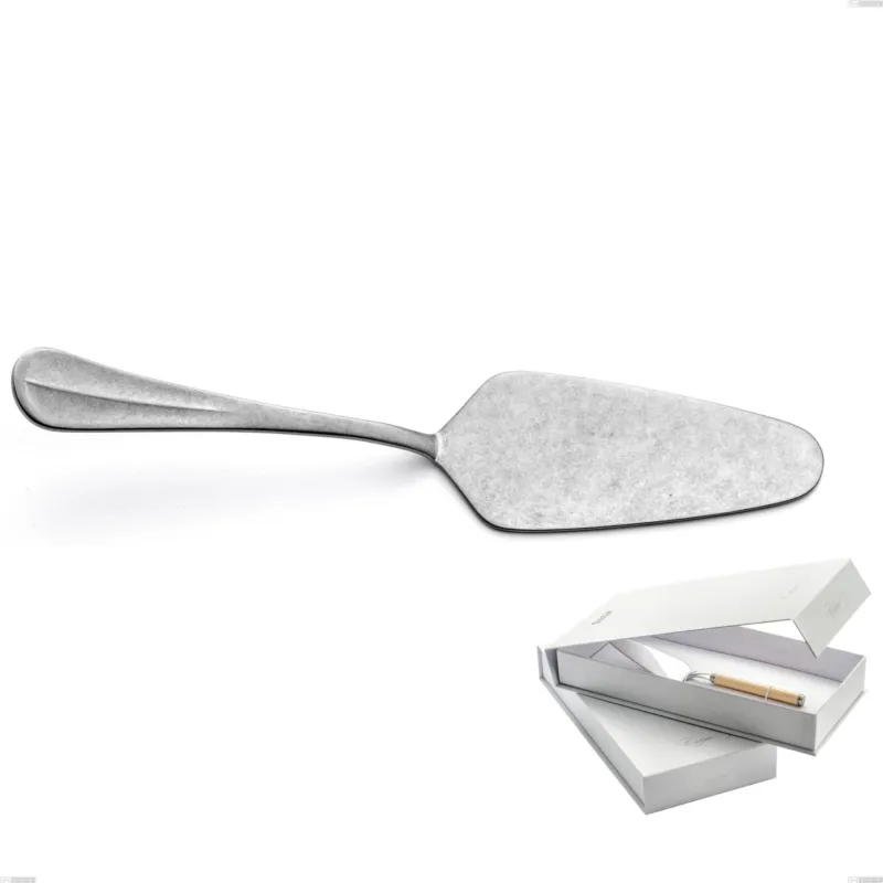Occasione Imperdibile Confezione a libro 1 pezzo pala torta Royal Retro, Acciaio inox 18-10 finitura vintage, spessore 2.5 mm Eme Posaterie