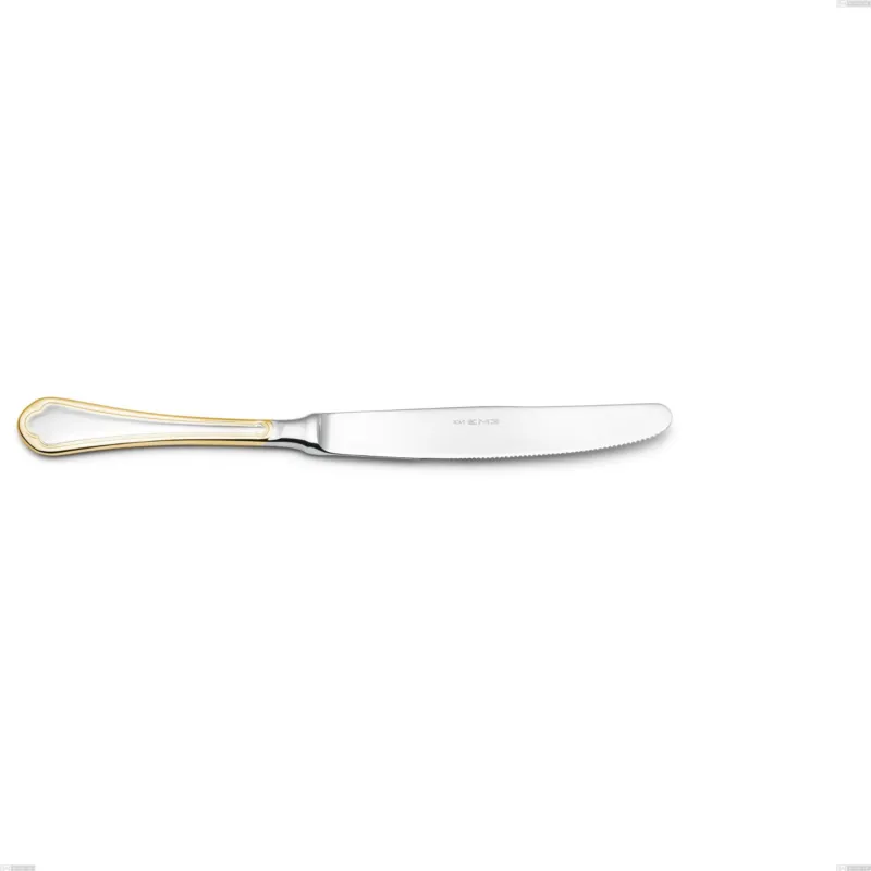 Compra Online Coltello frutta Domus Oro, acciaio 18-10, oro 24 carati lucido, spessore 3 mm, lunghezza 217 mm Eme Posaterie