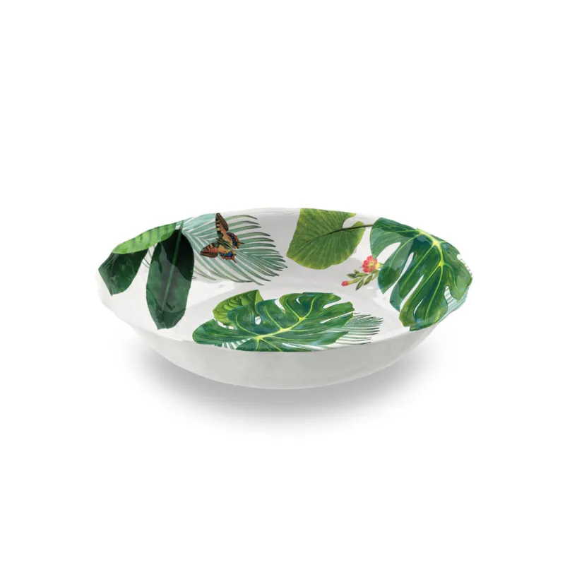 Acquista Ora Insalatiera in melamina York Floreale Grande Ø 35xh7 cm certificato per l‘uso alimentare Touch-Mel