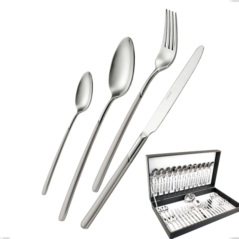 Astuccio 51 pezzi Celtika sabbiato, Inox 18.10 (AISI304), spessore 5.00 Eme Posaterie Ordina Subito