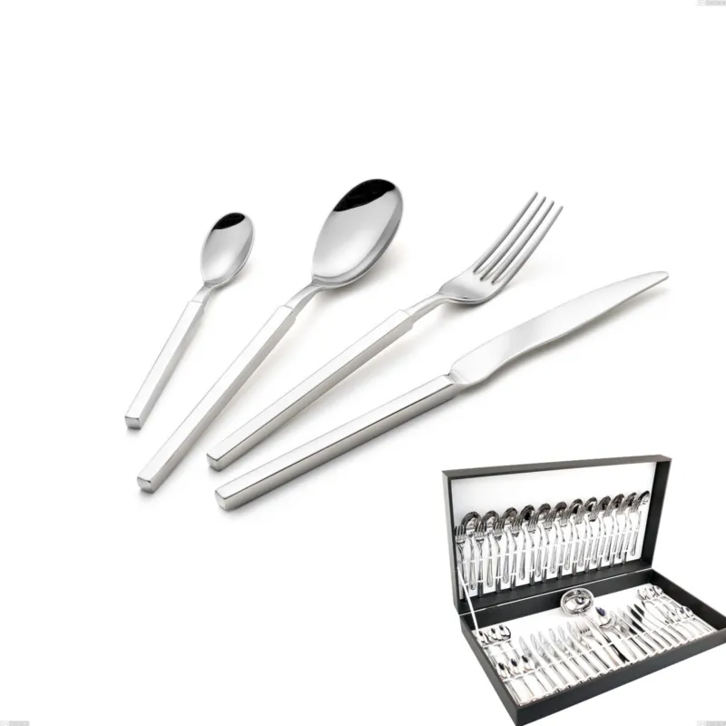 Astuccio 51 pezzi Zeus Inox, acciaio forgiato lucido 18/10 (AISI 304) Eme Posaterie Bestseller