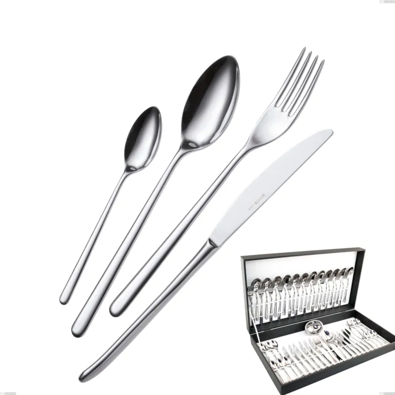 Esclusivo Astuccio 51 pezzi Venice, Acciaio inox 18/10 (AISI304), spessore 4.00 mm Eme Posaterie