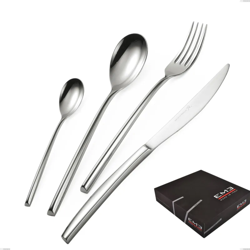Confezione regalo 49 pezzi Vanity, Acciaio inox 18/10 (AISI304), forgiate, spessore Forgiate Eme Posaterie Promo Stagionale