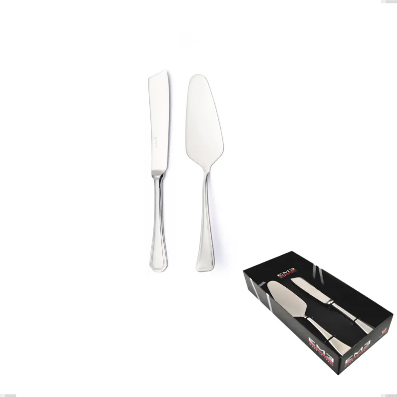 Acquista Ora Confezione vetrina 2 pezzi dolce Savoia, Acciaio inox 18.10 (AISI304), spessore 2.5 mm Eme Posaterie