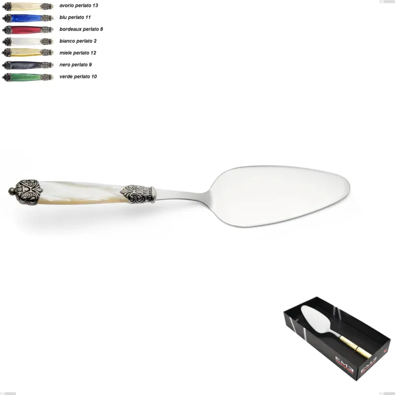 Offerta Del Giorno Confezione vetrina 1 pezzo pala torta Mirage, Acciaio inox 18.10 (AISI 304) Eme Posaterie avorio perlato 13