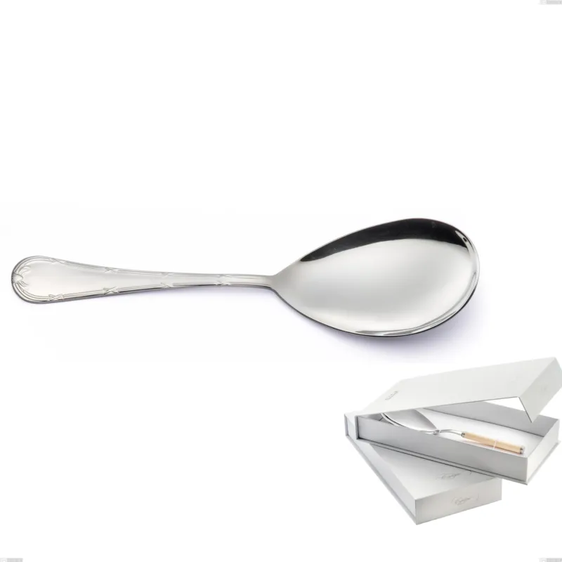 Confezione a libro 1 pezzo pala riso Luigi XVI, Acciaio Inox 18.10 (AISI304), spessore 3.00 mm Eme Posaterie Promo Stagionale