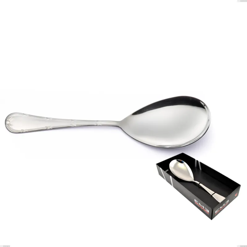 Spedizione Espresso Confezione vetrina 1 pezzi pala riso Luigi XVI, Acciaio Inox 18.10 (AISI304), spessore 3.00 mm Eme Posaterie