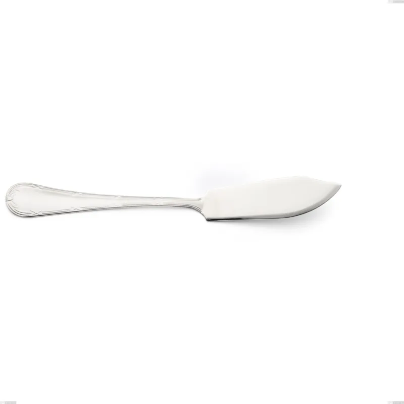 Prezzo Ridotto Coltello pesce da servizio Luigi XVI, Acciaio Inox 18.10 (AISI304), spessore 3.00 mm, Lunghezza 253 mm Eme Posaterie