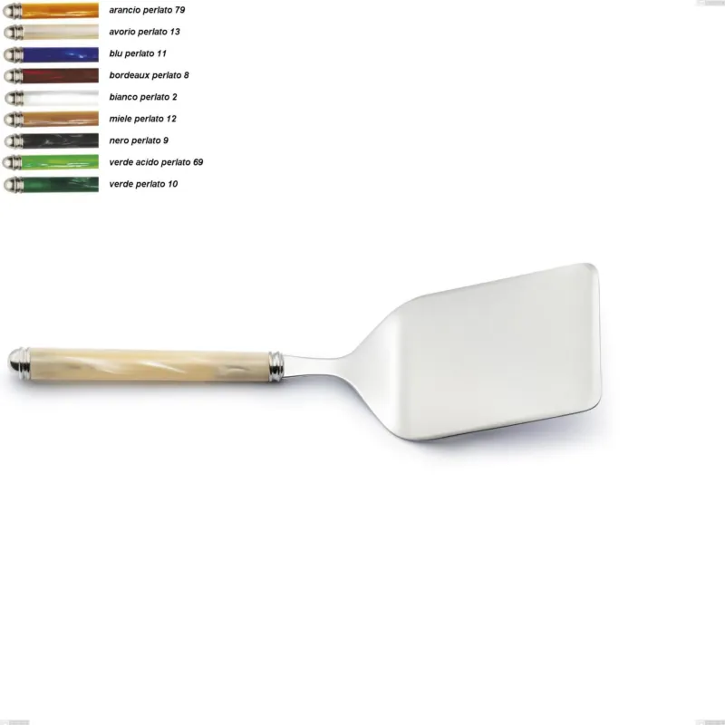 Compra Adesso Pala lasagne Linea Perlato, Acciaio inox 18/10 (AISI304) Lunghezza 250 mm manico in ABS doppia ghiera lavabili in lavastoviglie Eme Posaterie arancio perlato 79