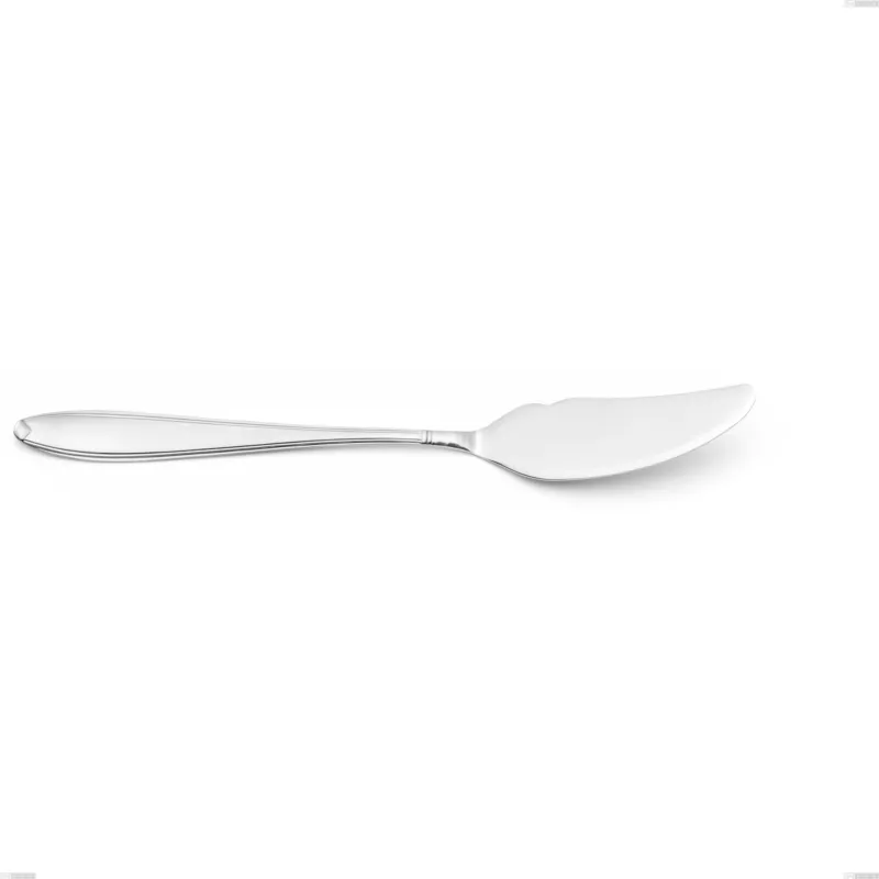 Coltello pesce da servizio Kappa, Acciaio inox 18.10 (AISI304), spessore 2.5 mm, lunghezza 257 mm inox lucido Eme Posaterie Pagamento Sicuro