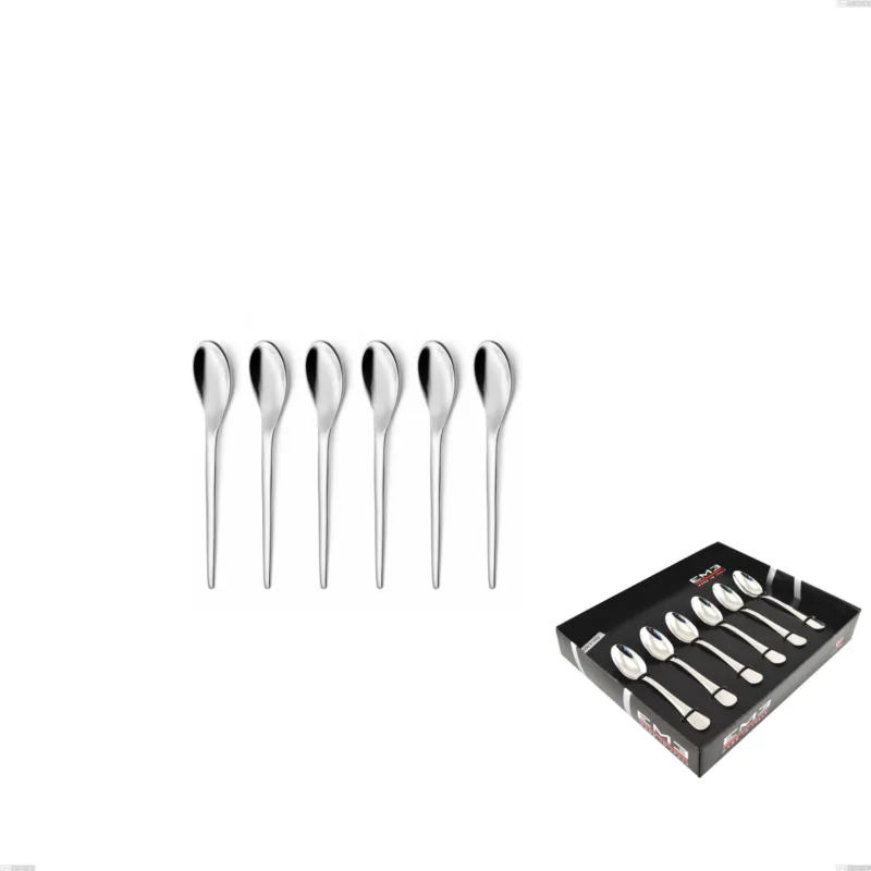 Spedizione Espresso Confezione vetrina 6 pezzi moka Joli, Acciaio inox 18.10 (AISI304), spessore 4.00 mm finitura Lucida Eme Posaterie