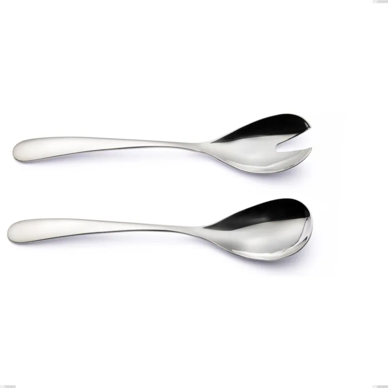 Coppia insalata Hotel, Acciaio inox 18.10 (AISI304), spessore 2.5 mm, lunghezza 260 mm inox lucido Eme Posaterie Professionale