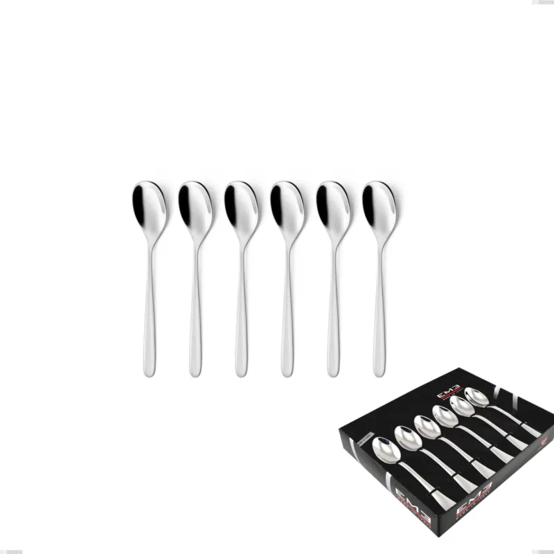 Promo Stagionale Confezione vetrina 6 pezzi caffè Griffe, Acciaio inox 18.10 (AISI304) , spessore 3.0 mm Eme Posaterie