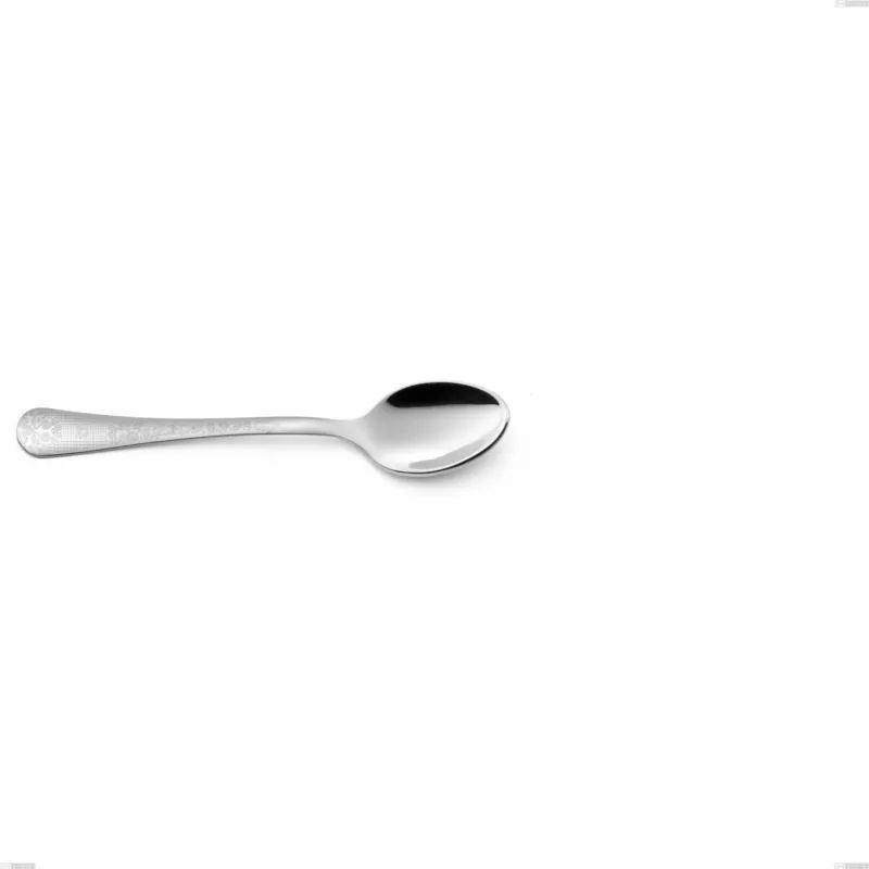 Cucchiaino caffè Hermitage, Acciaio lucido 18.10 (AISI304), spessore 2.5 mm, Lunghezza 142 mm Eme Posaterie Offerta