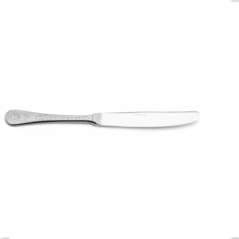 Coltello tavola Hermitage, Acciaio lucido 18.10 (AISI304), spessore 2.5 mm, Lunghezza 240 mm Eme Posaterie A Buon Prezzo