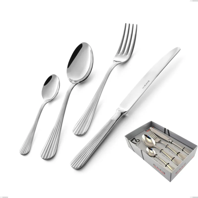 Occasione Confezione vetrina 16 pezzi Eden, inox 18.10 (AISI304) , spessore 3.0 mm Eme Posaterie